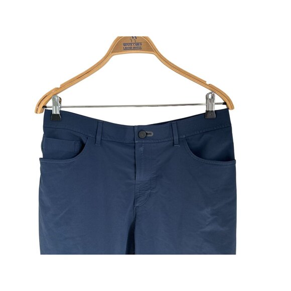 Public Rec Dealmaker Chino Navy Blue Slim Fit Performance Pants Joggers 33/28 - Picture 5 of 8